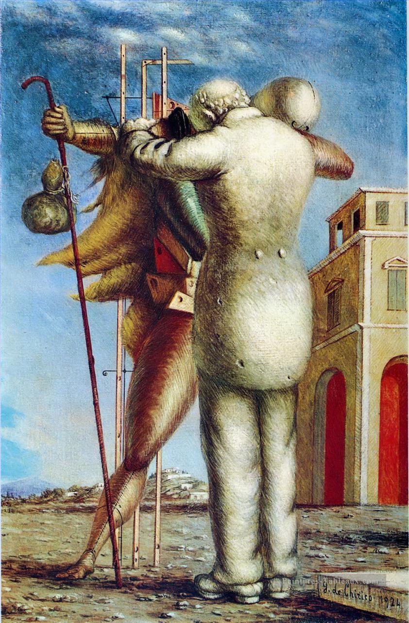 le fils prodigue 1924 Giorgio de Chirico surréalisme Peintures à l'huile